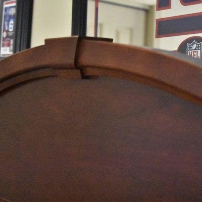 B1-3: Queen Mahogany Bedroom Set Headboard,  Matching Nightstands