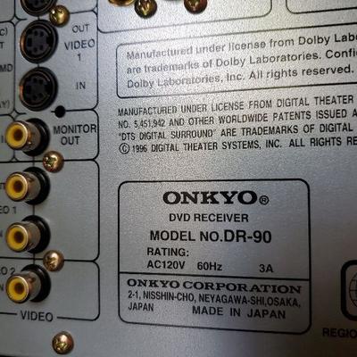B1-8: Onkyo Stereo Receiver / DVD Player