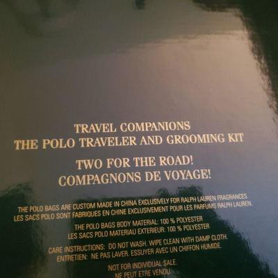 B1-9: Polo Traveler's Luggage Set w/ Grooming Kit