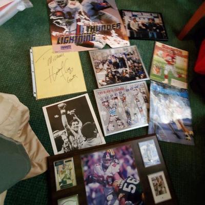 B1-14: Howard Cross Gerry Crooney Autographs plus other collectibles! 