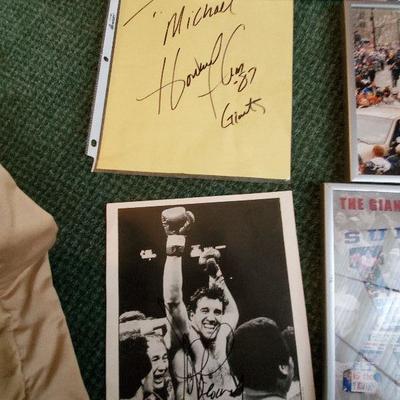 B1-14: Howard Cross Gerry Crooney Autographs plus other collectibles! 