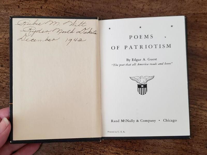 Lot 95: Edgar A. Guest's Poems of Patriotism | EstateSales.org