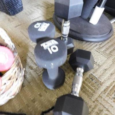 Set of Lightweight Barbells Up to 15lbs