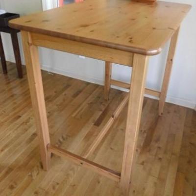 Solid Wood Extended Height Table 43