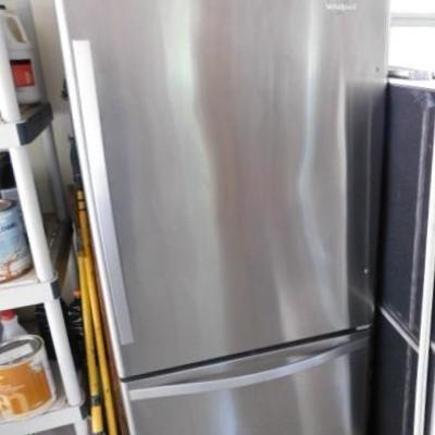 Whirlpool Refrigerator Freezer Stainless 32