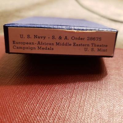 Lot 152: WW2 European African Middle Eastern Campaign #1 w/ Box
