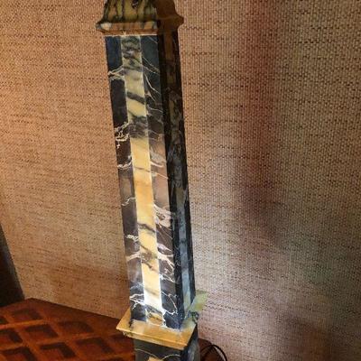 O1: Two-toned Marble Table Lamp
