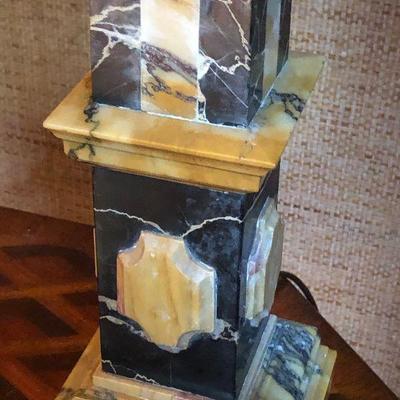O1: Two-toned Marble Table Lamp