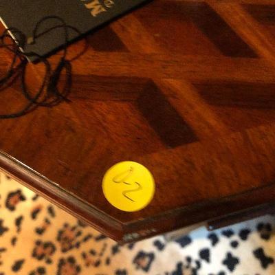 O2: Attention grabbing "3d" End Table by Maitland-Smith - LOOK!