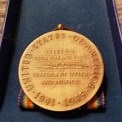Lot 156: WW2 medal With Box #1