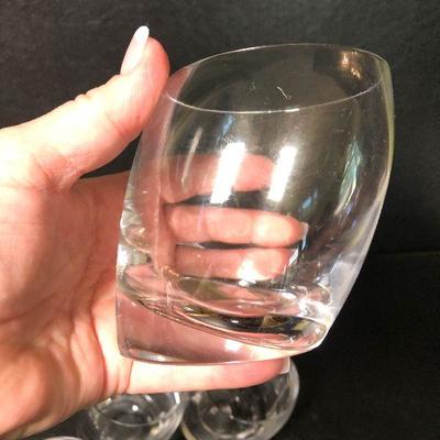 P9: Nambe Tilt Double Old Fashion Glasses Set of 4