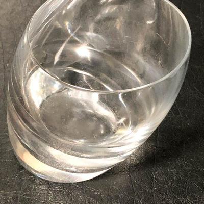 P9: Nambe Tilt Double Old Fashion Glasses Set of 4