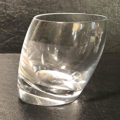 P9: Nambe Tilt Double Old Fashion Glasses Set of 4