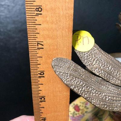 P17: Rare Mark Roberts Dragonfly Handled Vase! 