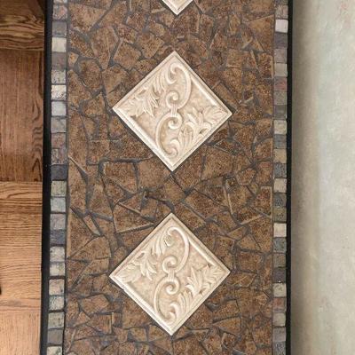 P32: Custom Made Tile Top Table