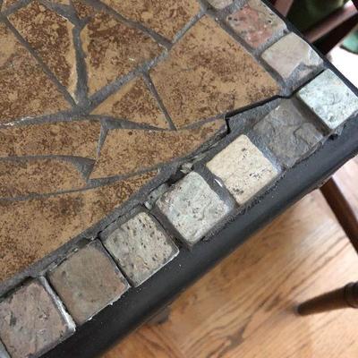 P32: Custom Made Tile Top Table