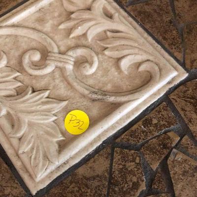 P32: Custom Made Tile Top Table