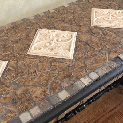 P32: Custom Made Tile Top Table