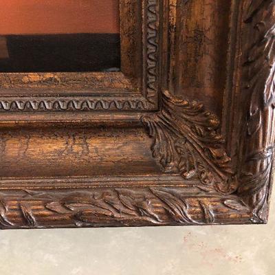 P33: Signed Painting On Canvas