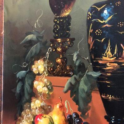 P33: Signed Painting On Canvas
