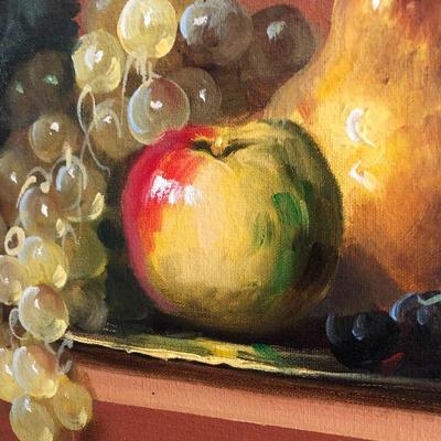 P33: Signed Painting On Canvas
