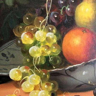 P33: Signed Painting On Canvas