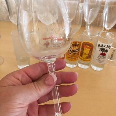 K41: Shotglasses and stemware