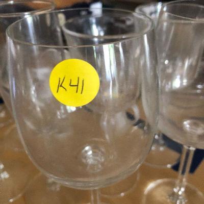 K41: Shotglasses and stemware