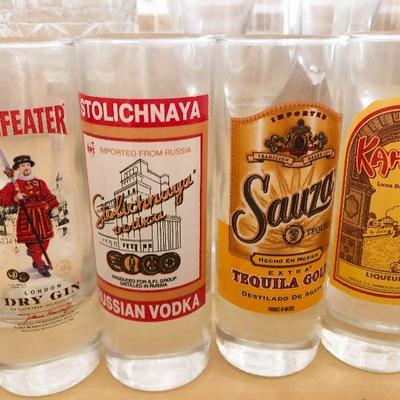 K41: Shotglasses and stemware