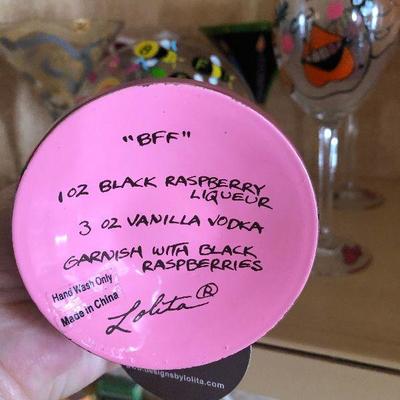 K43: Lot of barware colorful / Lolita
