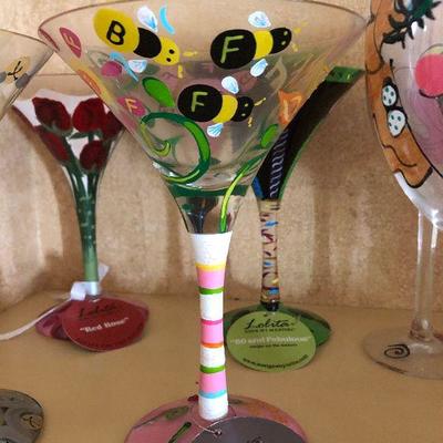 K43: Lot of barware colorful / Lolita