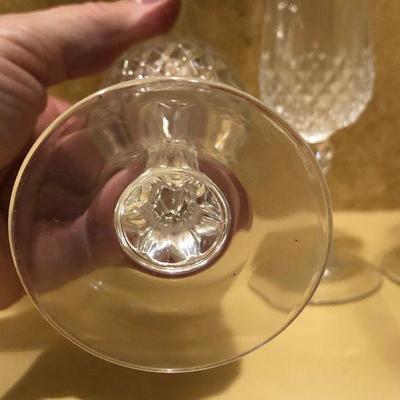 K47: Set of four crystal flutes