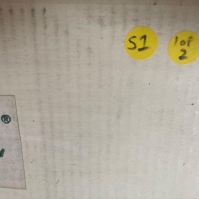 Lot S1: Pair of 7' tall White "Skirt" Trees by Northgate