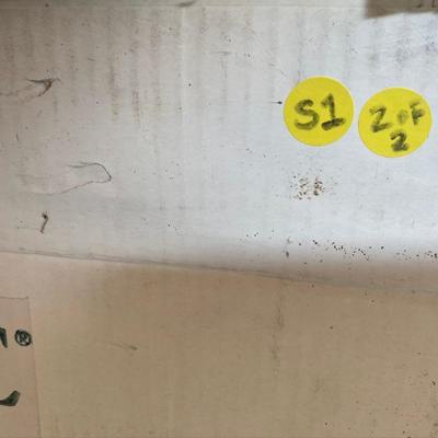 Lot S1: Pair of 7' tall White "Skirt" Trees by Northgate