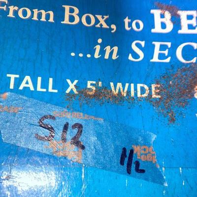 Lot S12:  Pair of 7' tall Twinkling Ice Trees