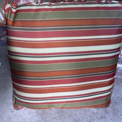 Lot S13: Set of 12 all new seat cushions - patio cushions and pillow backs