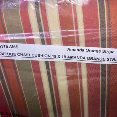 Lot S13: Set of 12 all new seat cushions - patio cushions and pillow backs