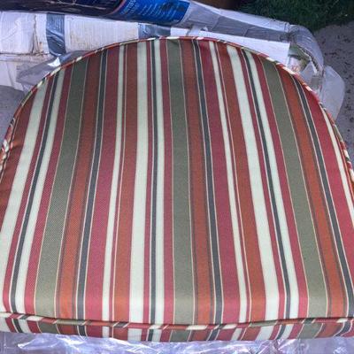 Lot S13: Set of 12 all new seat cushions - patio cushions and pillow backs