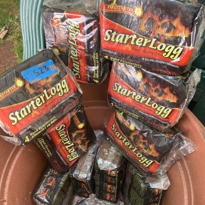 Lot S23:  11 Starter Logs Firestarters