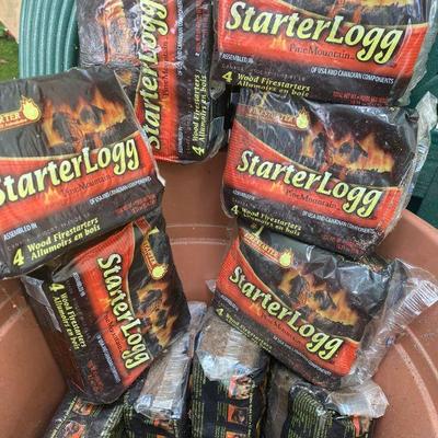 Lot S23:  11 Starter Logs Firestarters