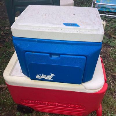 Lot S25:  Pair of coolers