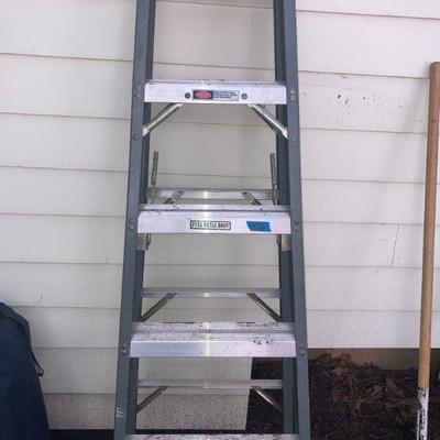 Lot S26: Rigid Metal 6' Ladder