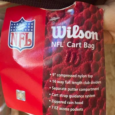 Lot S29: New York Giants Golf Bag New in packaging! With Tags