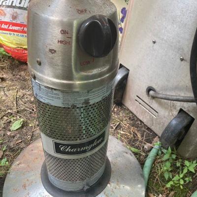 Lot S33: Two outdoor/ propane porch/patio heaters
