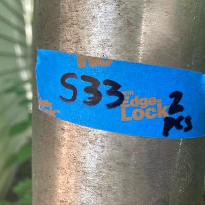 Lot S33: Two outdoor/ propane porch/patio heaters