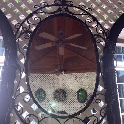 Lot S37: Outdoor mirror, metal