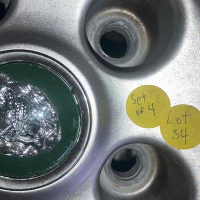 Lot S4: Set of four tires/rims for a Jaguar