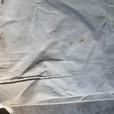Lot S8: Pair of canvas drop cloths