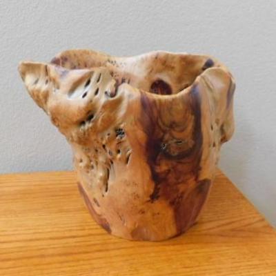 Artisan Maple Root Bowl Unsigned 11