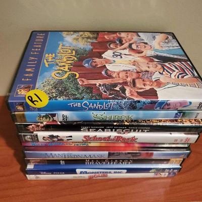R1: Collection of DVDs